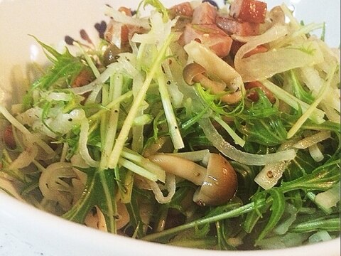大根と水菜のサラダ☆マリネ風